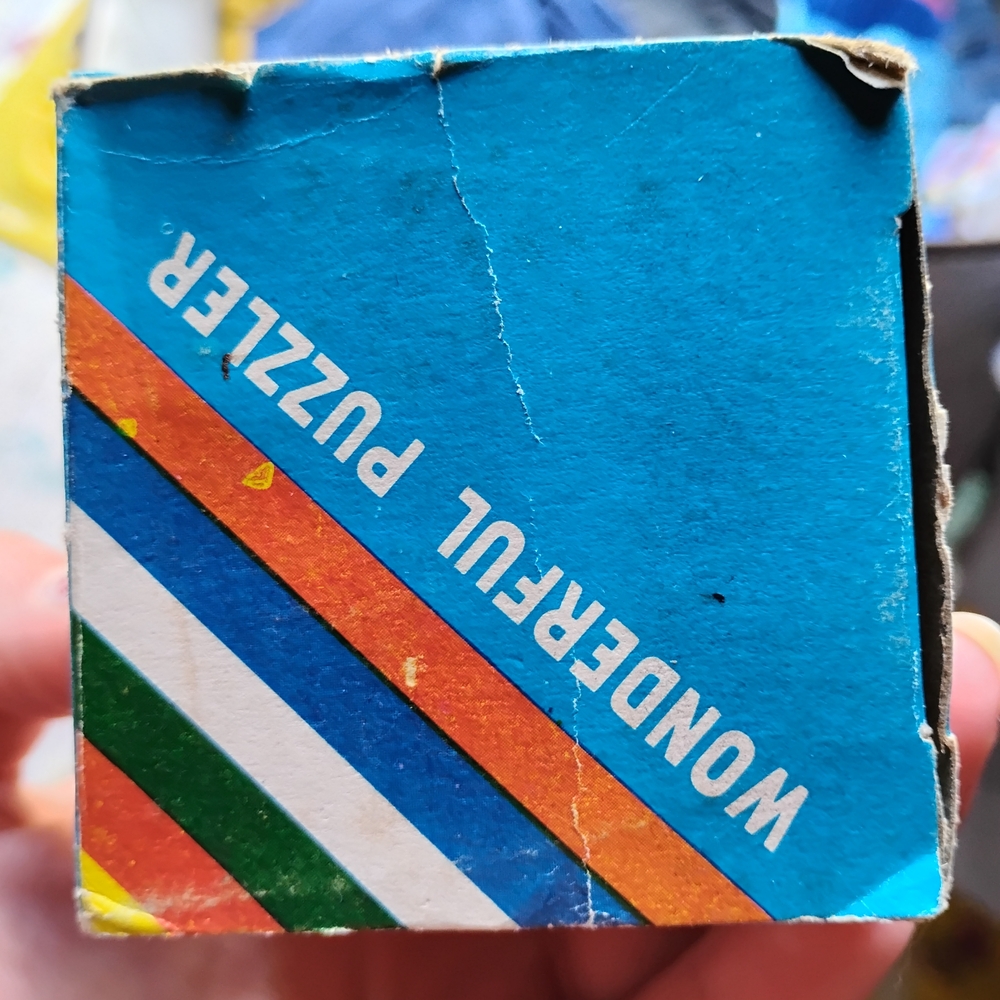 - Multicolor Kids Toy Vintage Puzzle Cube